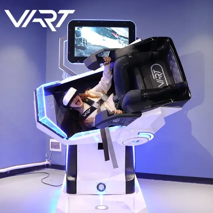 High Quality VR Machine 9DVR 32 Inch Indoor Fiber Glass VR Roller Coaster 360 Simulator 9D Virtual Reality VART 360 VR Chair