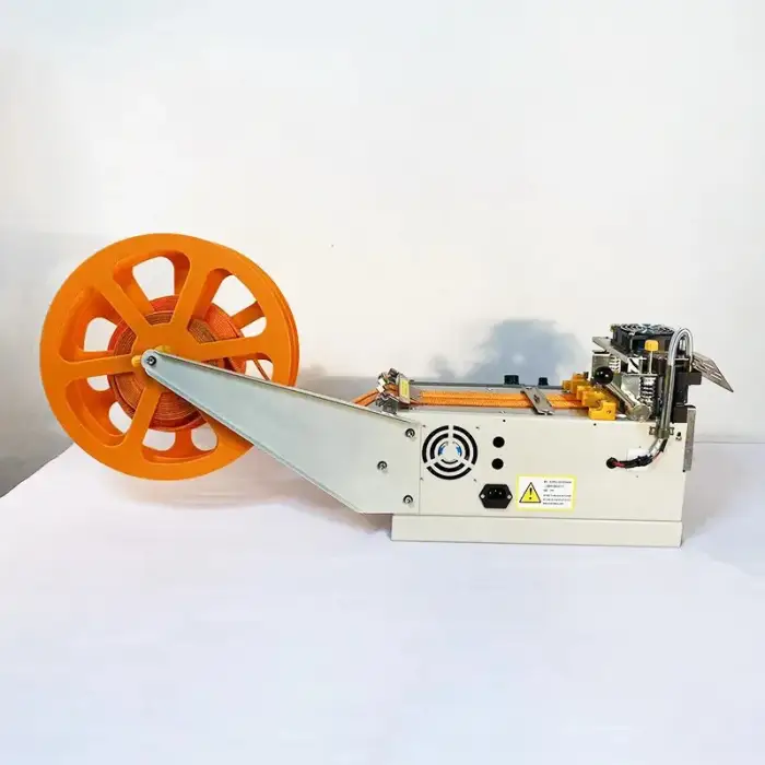 Automatic Fabric Cutter Hot and Cold Elastic Band Braided Strap Leather Belt Tape Cutting Machine