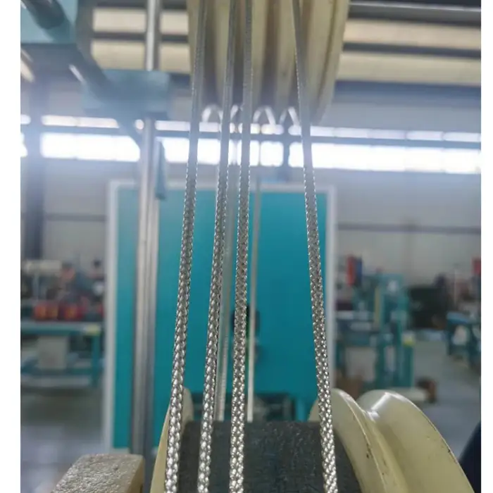 Round Leather Cord Making Machine Copper Braiding Machine Wire Braiding Machine