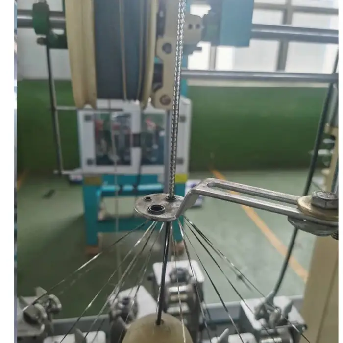 Round Leather Cord Making Machine Copper Braiding Machine Wire Braiding Machine