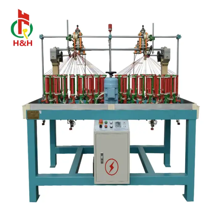 Henghui Factory Direct Sale Fast Speed High Output Knitting Braiding Machine Textile Braiding Machine