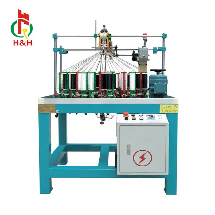 Henghui Fast Speed High Output Knitting Braiding Machine Textile Braiding Machine