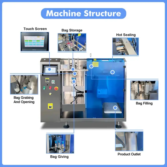 Doypack Bag Gummy Candy Packing Machine