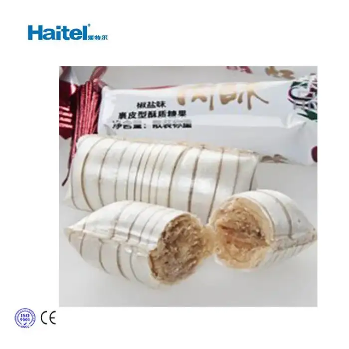 Automatic center filled crispy sweet hard Candy roller forming making machine