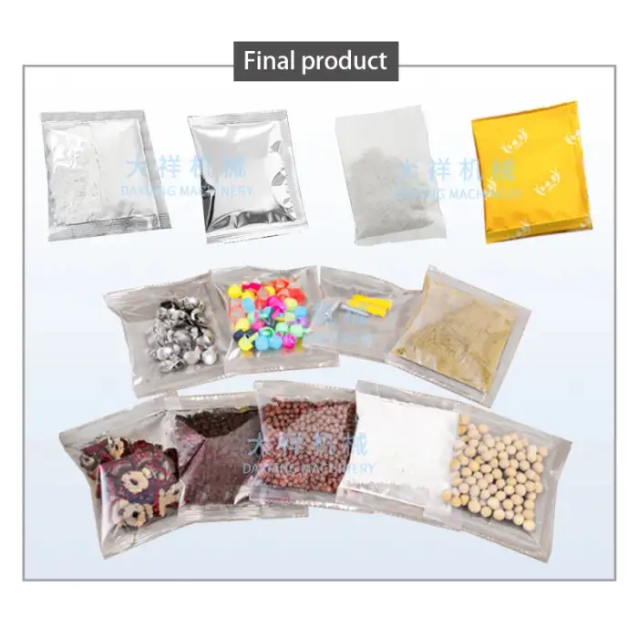 DZD-220B Candy Chocolate Food Stick Bag Packing Machine 1-100g