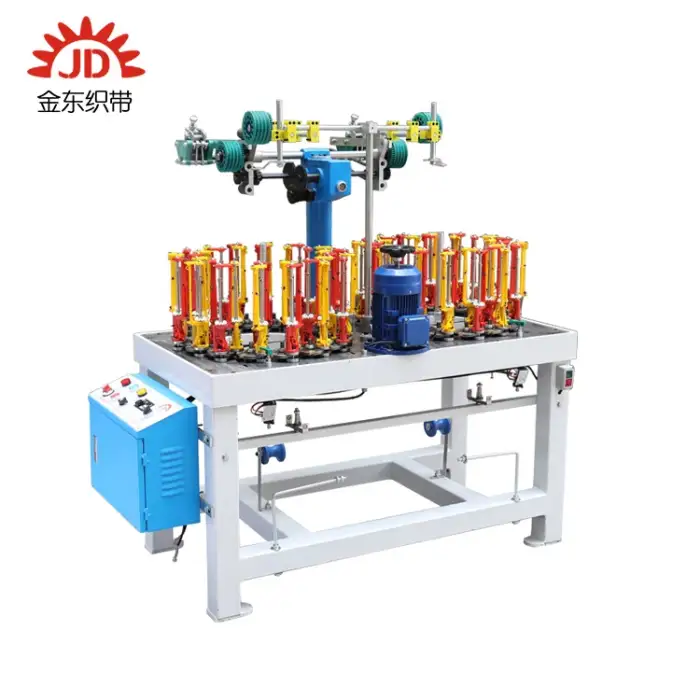 JD 4 head Leather Cord Elastic Rope Machine Braiding Machine