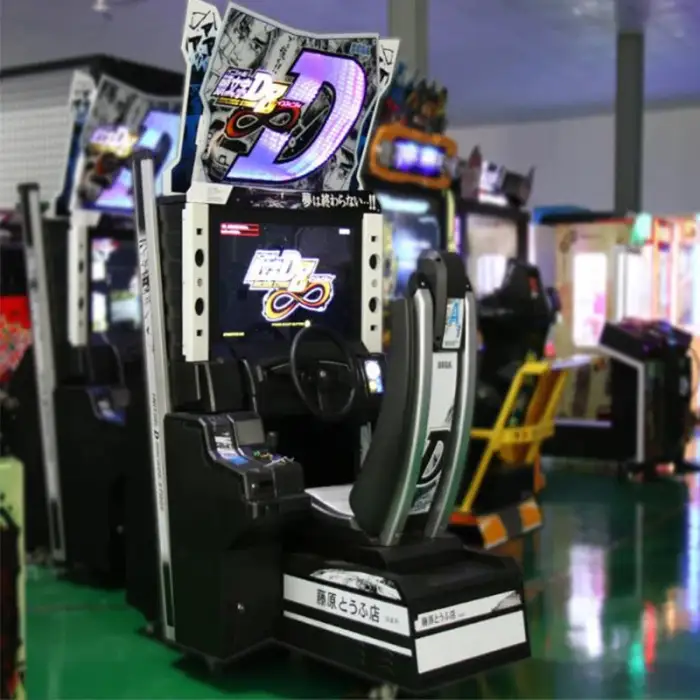 Banana Ground indoor amusement equipment manufacturer sells header D racing simulator coin-operated video game to run through ar