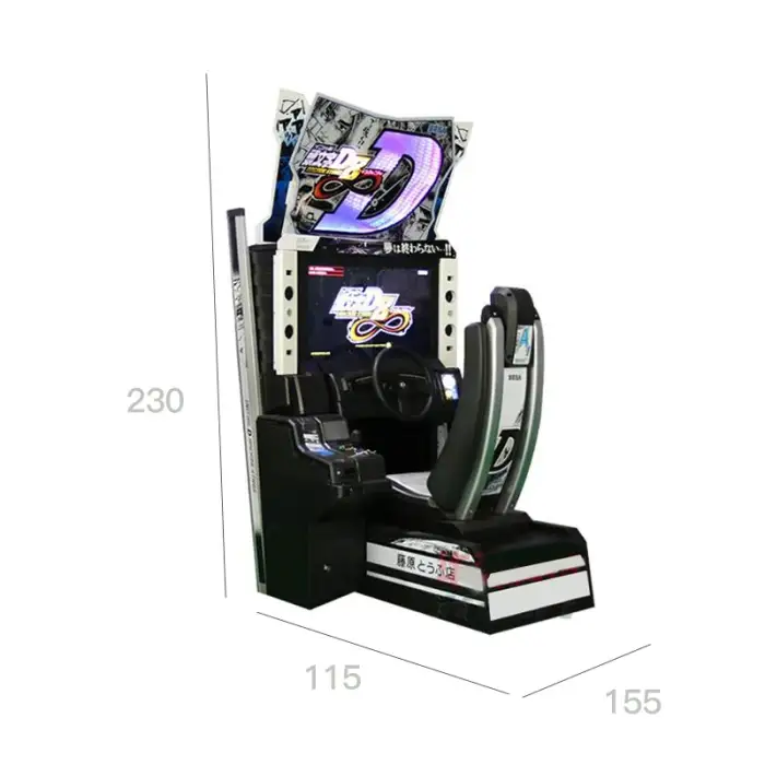 Banana Ground indoor amusement equipment manufacturer sells header D racing simulator coin-operated video game to run through ar