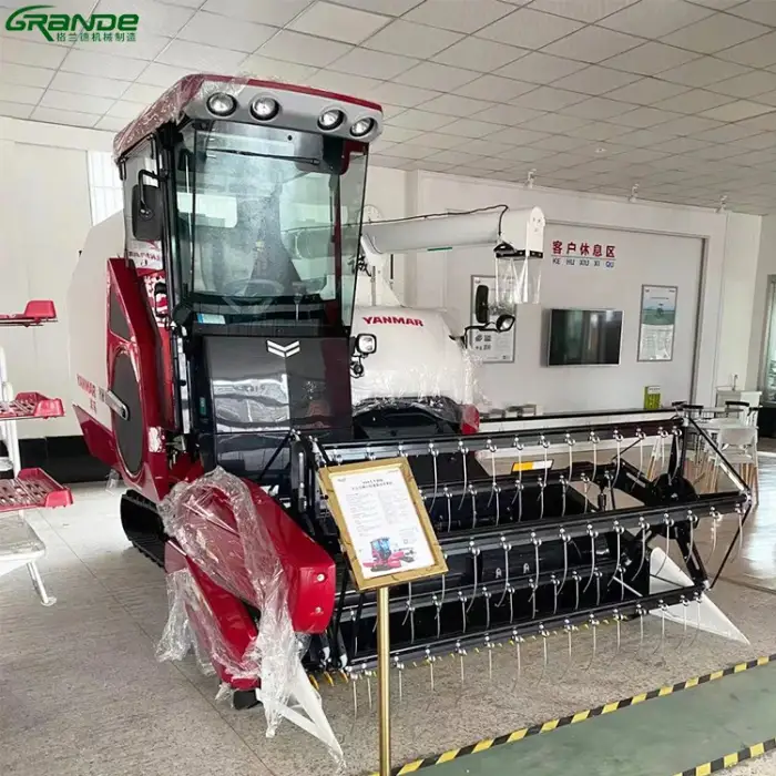 YH1180 paddy rice wheat combine harvesters machine