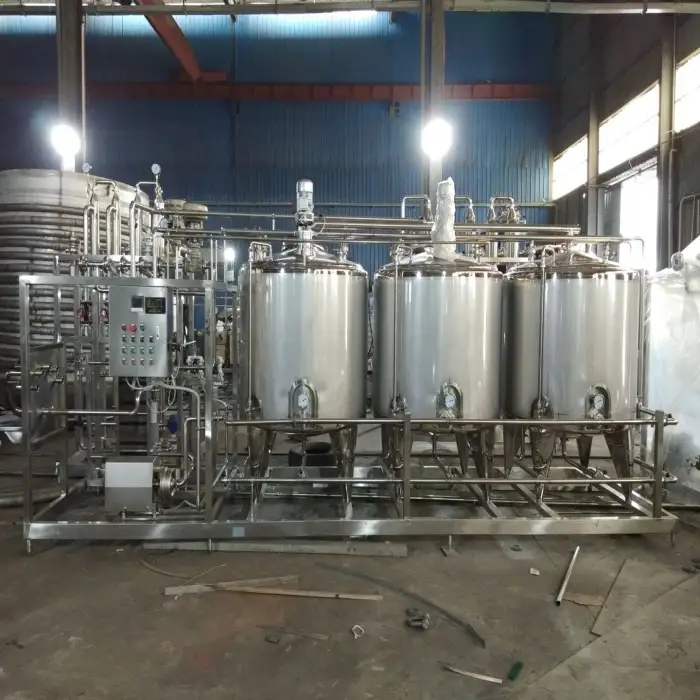 Stainless Steel yogurt milk pasteuriser machine  Production Line