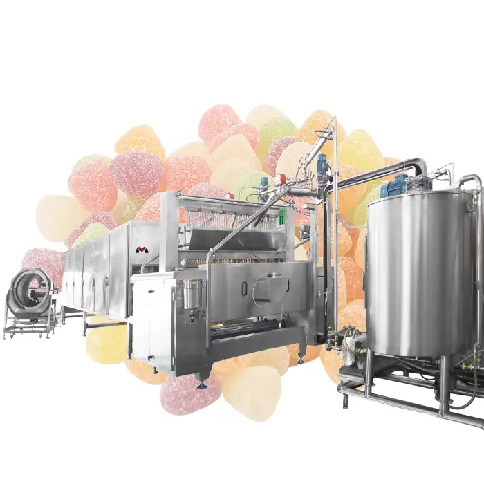 Health Organics Gummy Candy Making Machine Jelly Candy Depositing Machine Production Line For Sweet Candy