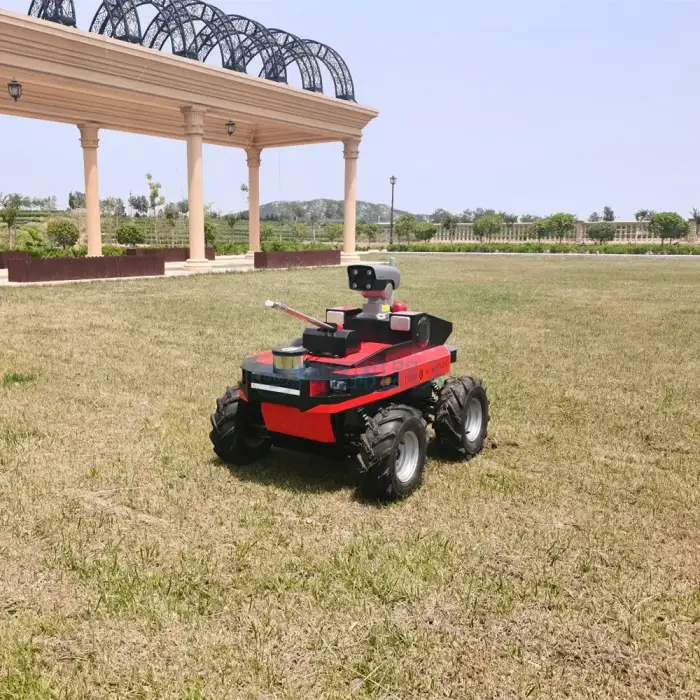 Autonomous Wheel Security Patrol Robot Guard outdoor have strong protect ability for home use