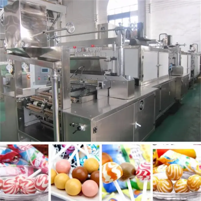 Industrial 600kg jelly lollipop candy making machine lollies machine