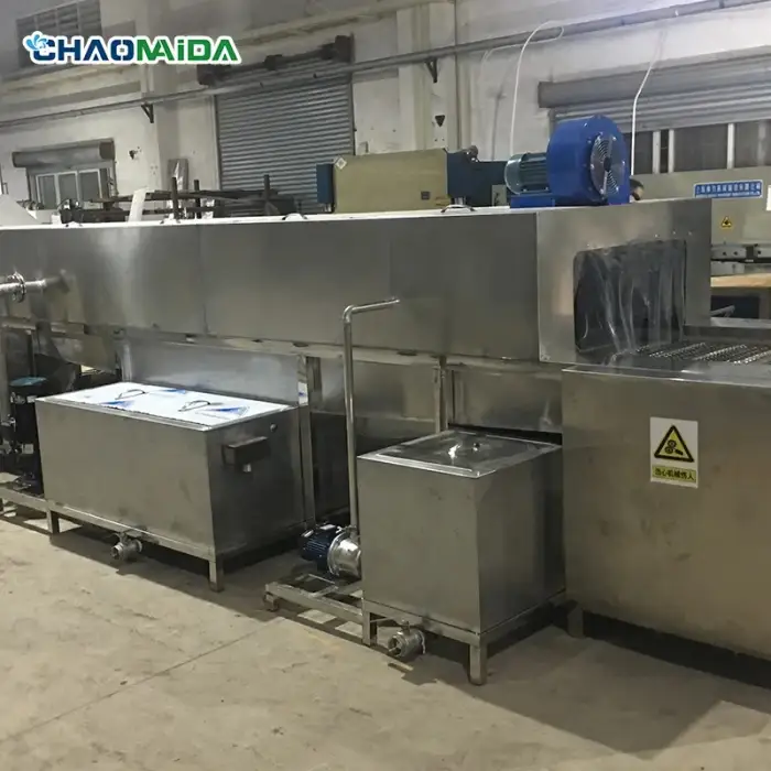 Customized commercial cleaning machine Metal return ultrasonic cleaning conveyor