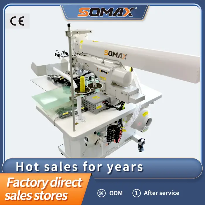 Somax SM-16S High Quality  Automatic Multifunctional Laser Welting Machine Armband And Leather Garment Sewing Machine