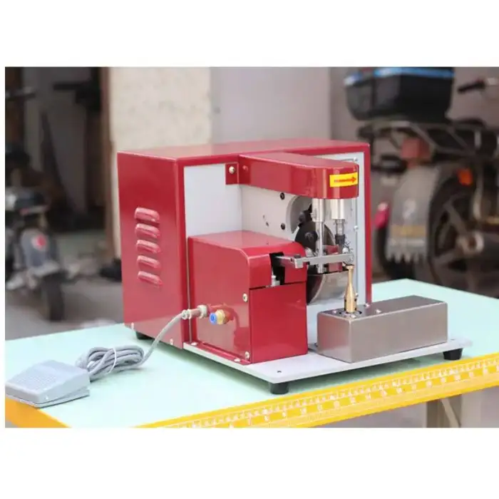 Leather Production Machinery Desktop Automatic Single Side Belt Leather Edge Ink Machine Handbag Coloring Inking Machine