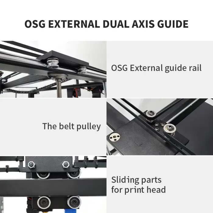 3D Printing Machine 500x500mm X5SA-500 Pro Metal OSG 15 Rails Imprimante FDM 3d Printer