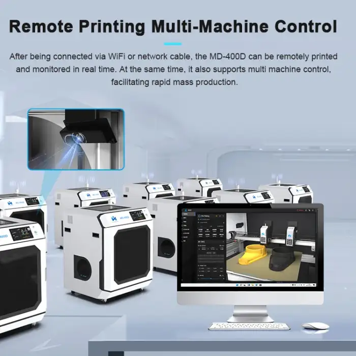 MD-400D IDEX 3d printer for orthopaedic insoles