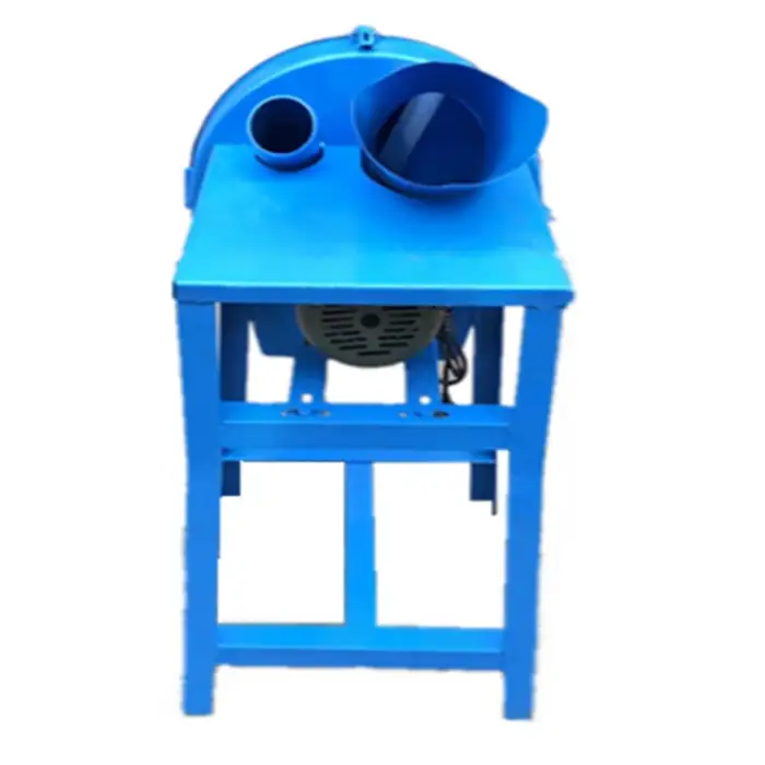 Agriculture Mini Electric Motor  Farm Mini Hay Chaff Cutter Straw Chopper Machine For Poultry Feed Processing