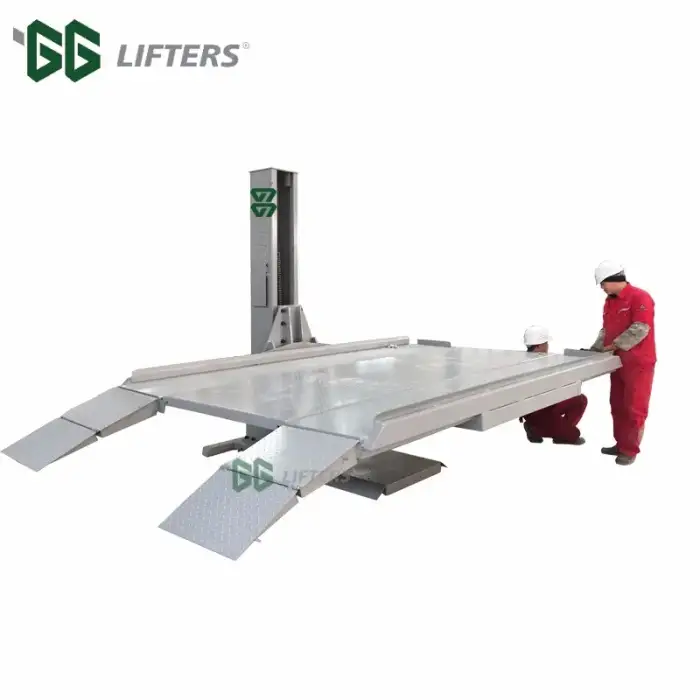 GG Lifter Single Post Parking Lift - Heavy Duty Car Repairing Parking Lift for Home Workshop Garage -  GG Lifters