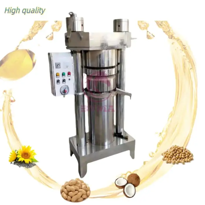 BTAM 6YL-230 mini hydraulic cold press oil vacuum portable hydraulic oil press machine for oil extraction