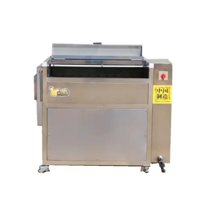 150kg,h Automatic Vegetable Cleaning Processing Equipment Potato Washing Peeling Machine