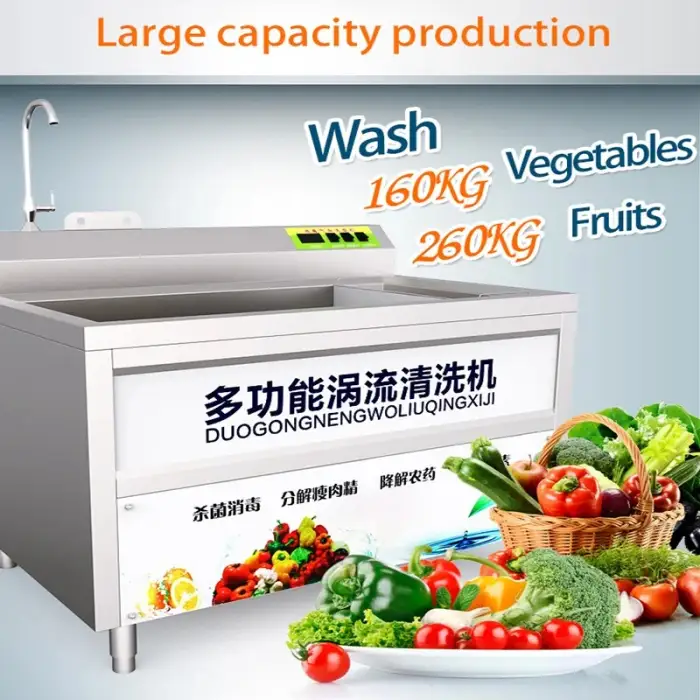 fruit and vegetable washing machine industrial