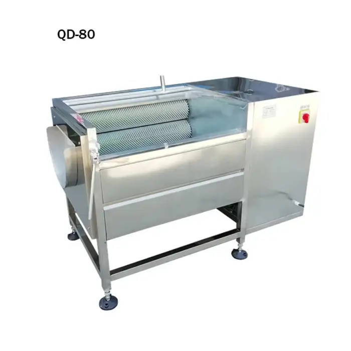 Factory price roller potato cleaning peeling machine vegetable and fruit sweet potato Ginger brush washing peeling machine