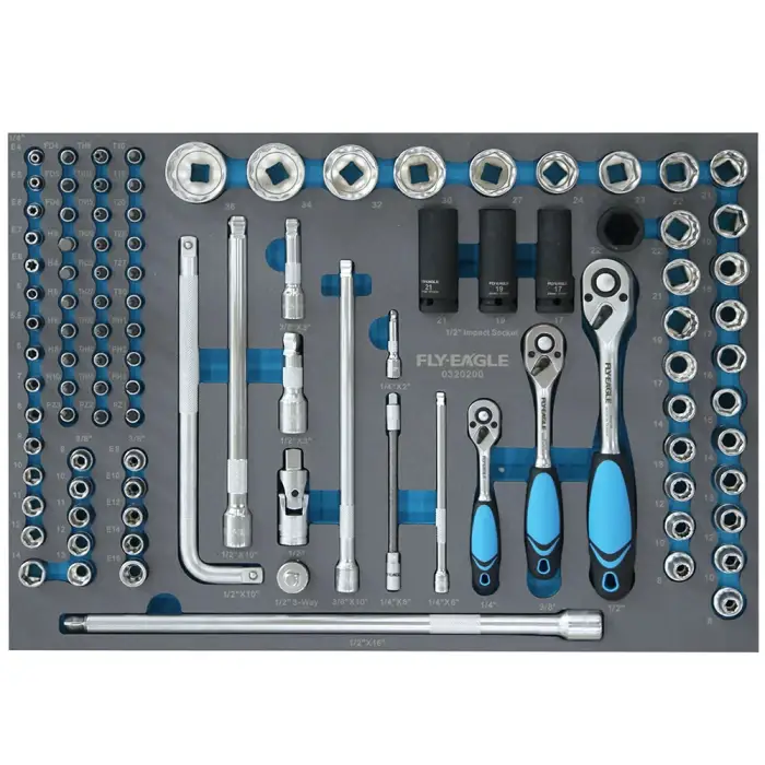 379 PCS Hand Tools Sets Vehicle Repair Combination Chrome Kit Tools With Guarantee For Life