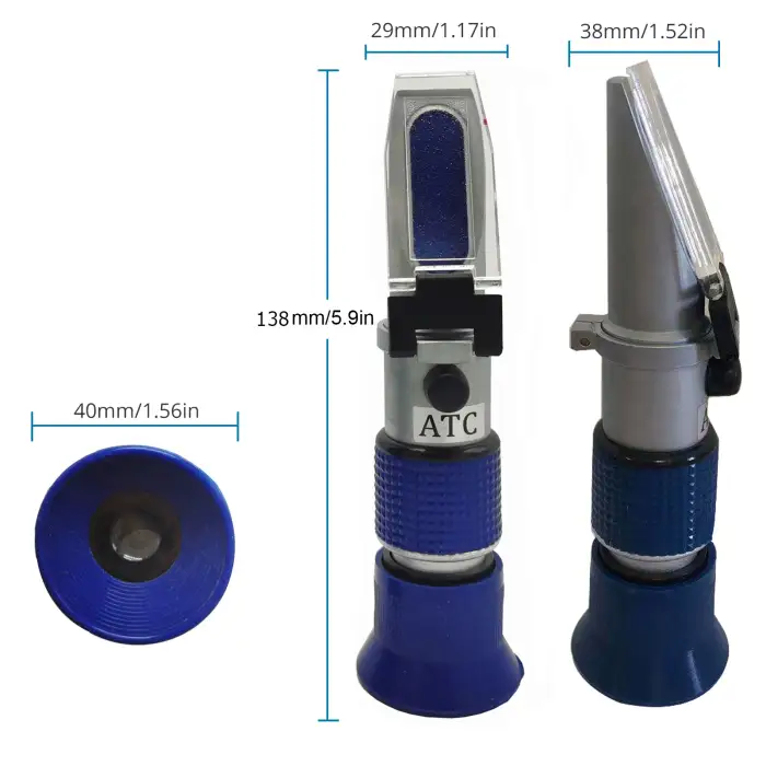 Digital Portable Handheld Refractometer Brix Meter Sugar Refractometer for Fruits Wine Beer