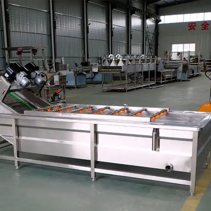 Industrial Potato Washing Machine Frozen Vegetable Production Line Vegetable Washing Machine