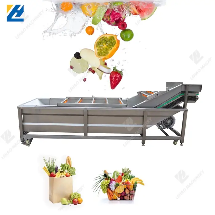 Best peanut bubble cleaning machine vegetable washer fruit washer vegetable washing equipment