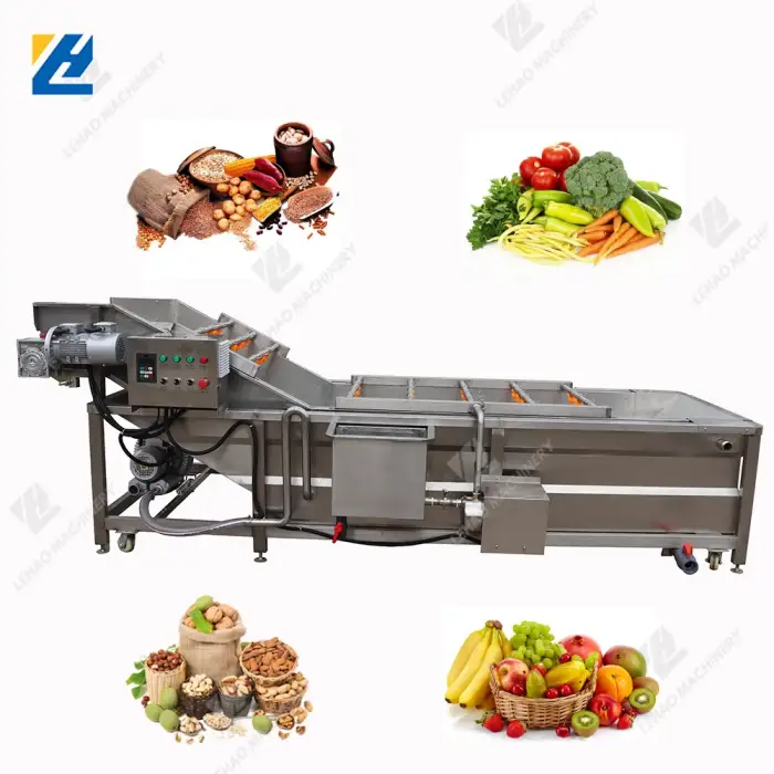 Best peanut bubble cleaning machine vegetable washer fruit washer vegetable washing equipment