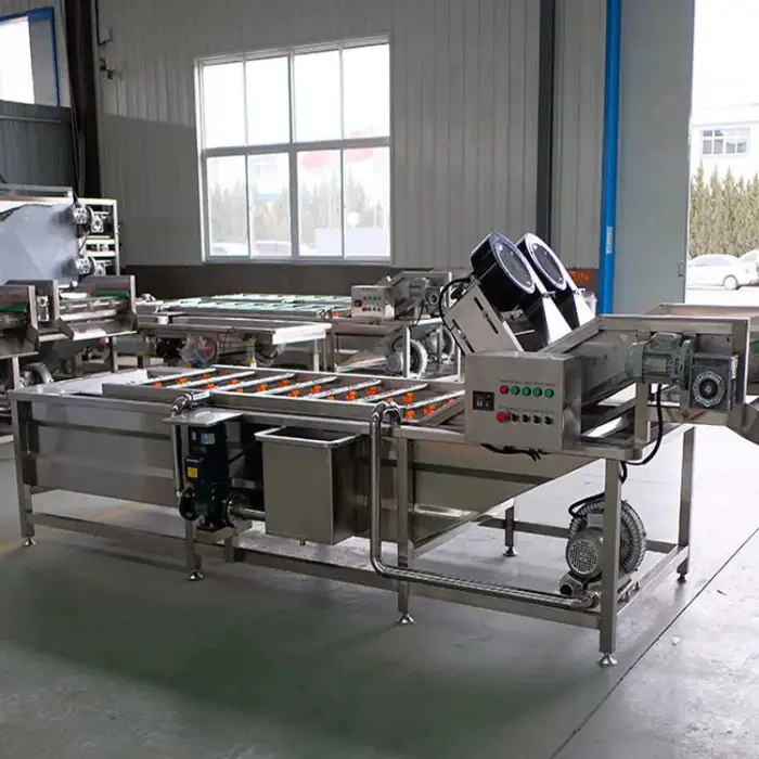 Industrial Potato Washing Machine Frozen Vegetable Production Line Vegetable Washing Machine