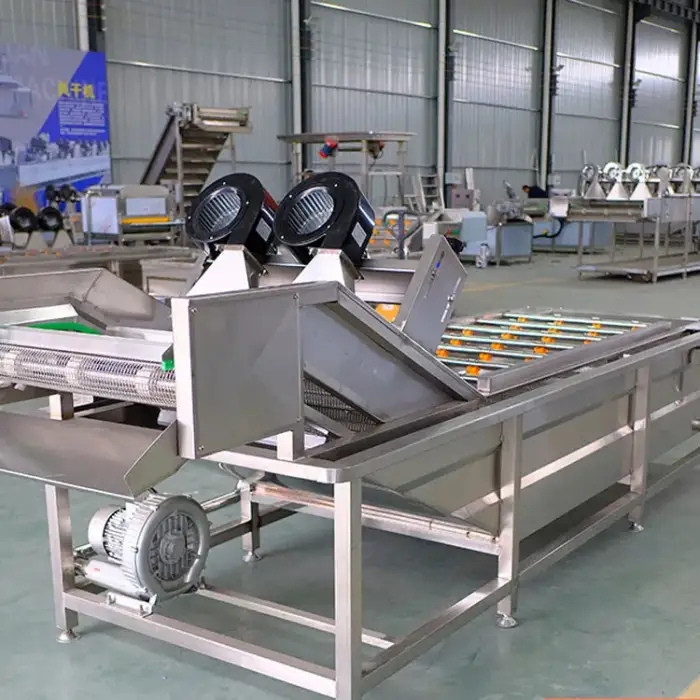 Industrial Potato Washing Machine Frozen Vegetable Production Line Vegetable Washing Machine