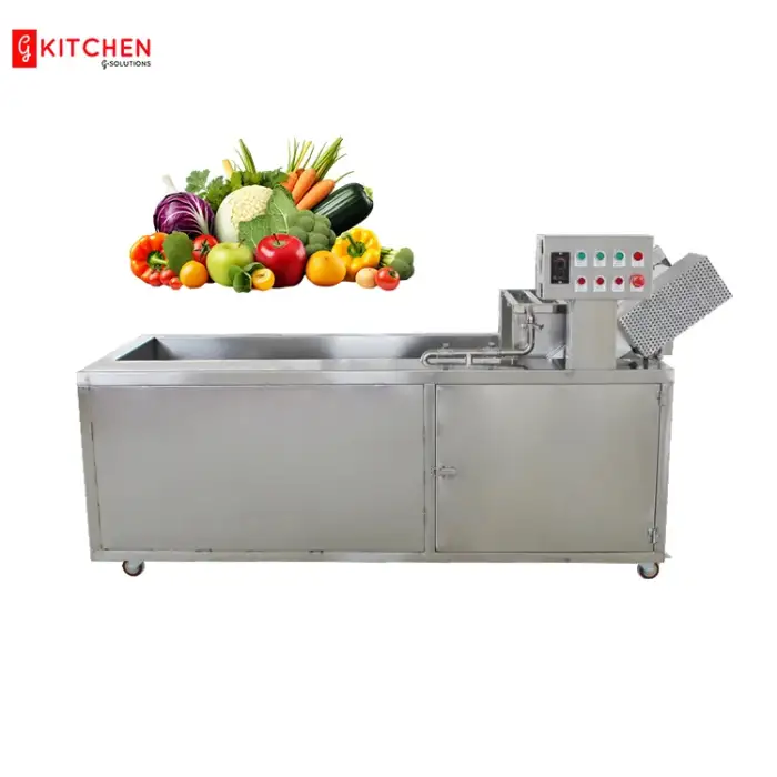 Fruit Orange Washing Device Machine Vegetable Bubble Fresh Washer