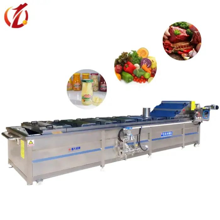 Fruit and vegetable blanching machine for cassava potato asparagus carrots corn mushroom