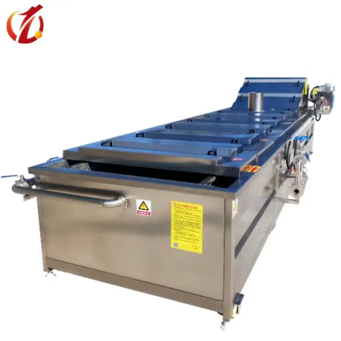 Fruit and vegetable blanching machine for cassava potato asparagus carrots corn mushroom