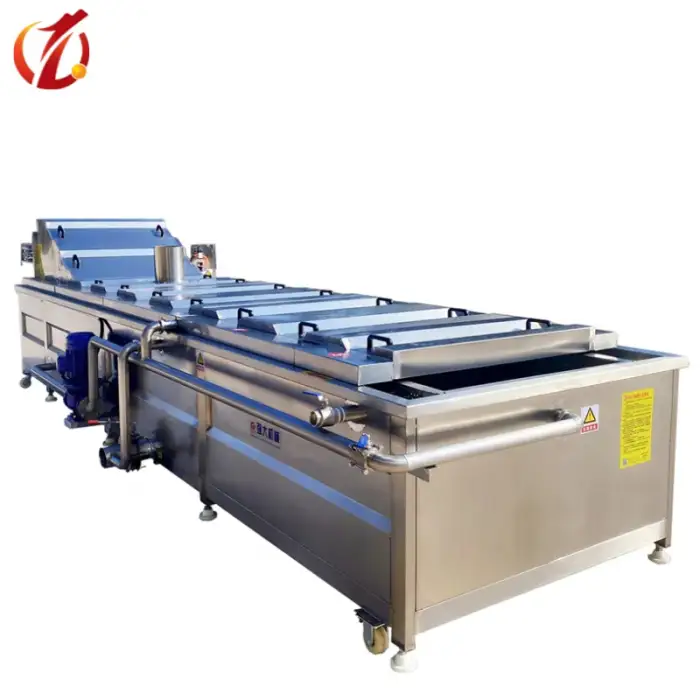 Fruit and vegetable blanching machine for cassava potato asparagus carrots corn mushroom