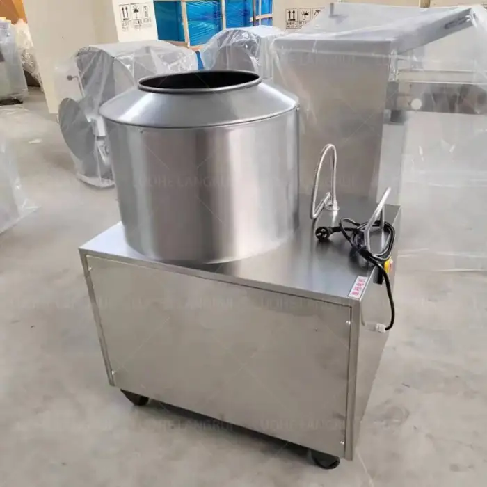 Easy to Operate Automatic Industrial Potato Ginger Washer Brush Peeling Machine potato peeling machine