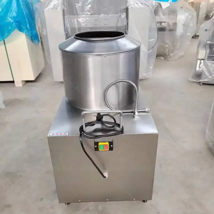 Easy to Operate Automatic Industrial Potato Ginger Washer Brush Peeling Machine potato peeling machine