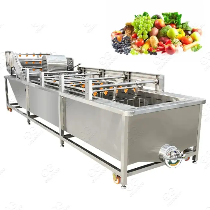 Industrial Fresh Vegetable Fruits Cleaning Drying Processing Machinery Dry Dates Washing Machine For Sale