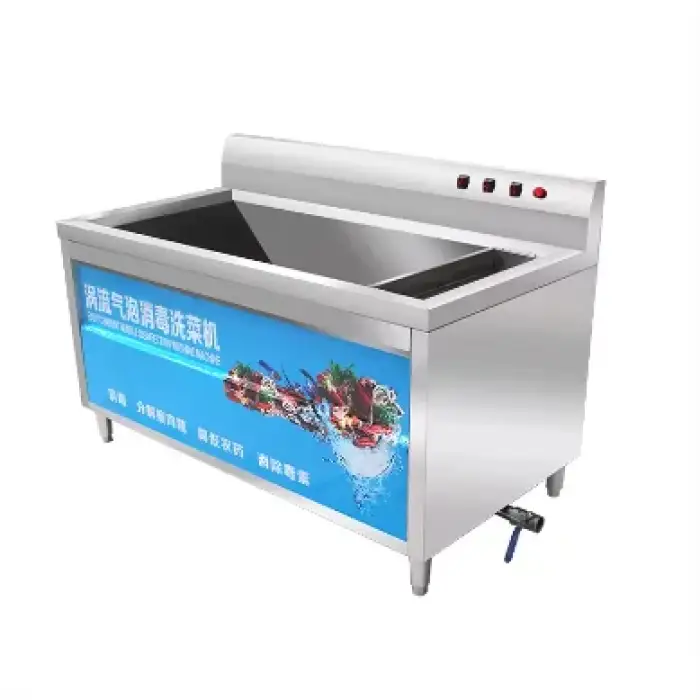 Industrial Air Bubble SUS304 Ozone Fruit and Vegetable Washing Machine for Disinfection and Cleaning