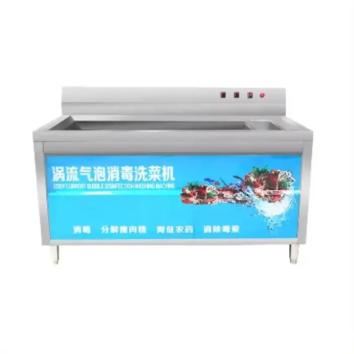 Industrial Air Bubble SUS304 Ozone Fruit and Vegetable Washing Machine for Disinfection and Cleaning