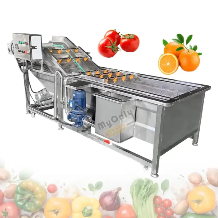 Domestic Veggie Air Bubble Magic Washer and Dryer Small Leafy Vegetable Wash Machine for Fruit