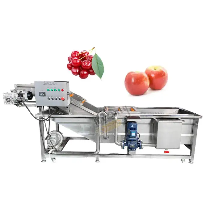 Domestic Veggie Air Bubble Magic Washer and Dryer Small Leafy Vegetable Wash Machine for Fruit