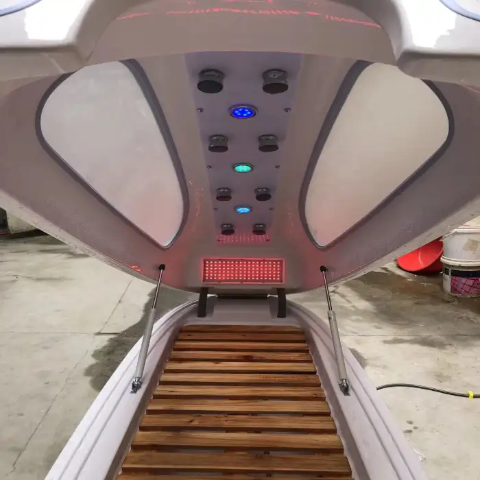 Portable Hydro Massage Wet Steam Room Far Infrared Therapy Sauna Spa Capsule Machine