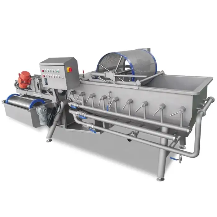 Automatic vegetables processing line cutting cleaning machine vegetables salad washing and dewater machine