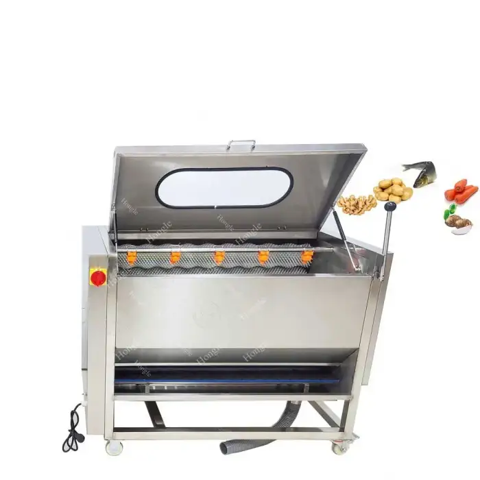 Carrot Potato Onion Vegetable Automatic Fruit Cleaning Brush Taro Cassava Ginger Washing Peeling Machine Brush Potato Peeler