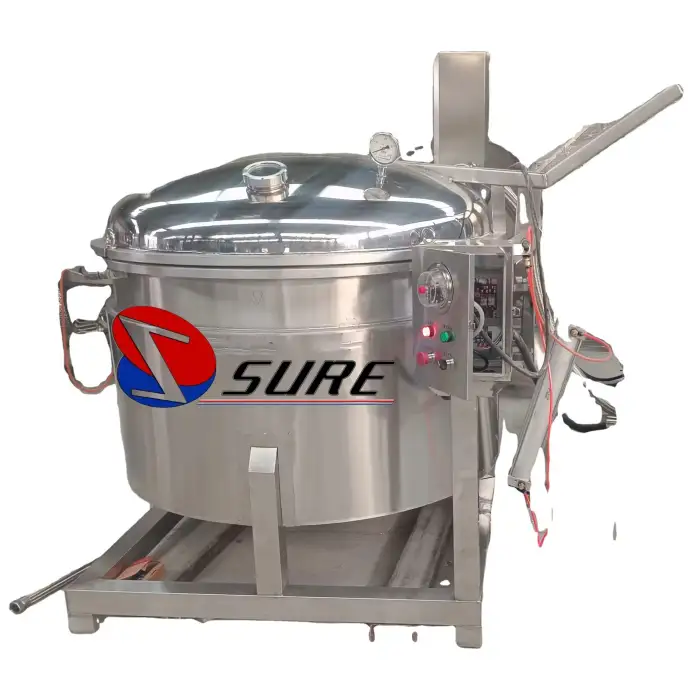 200L Industrial Vacuum Dip Sugar Pot Pan For Candied